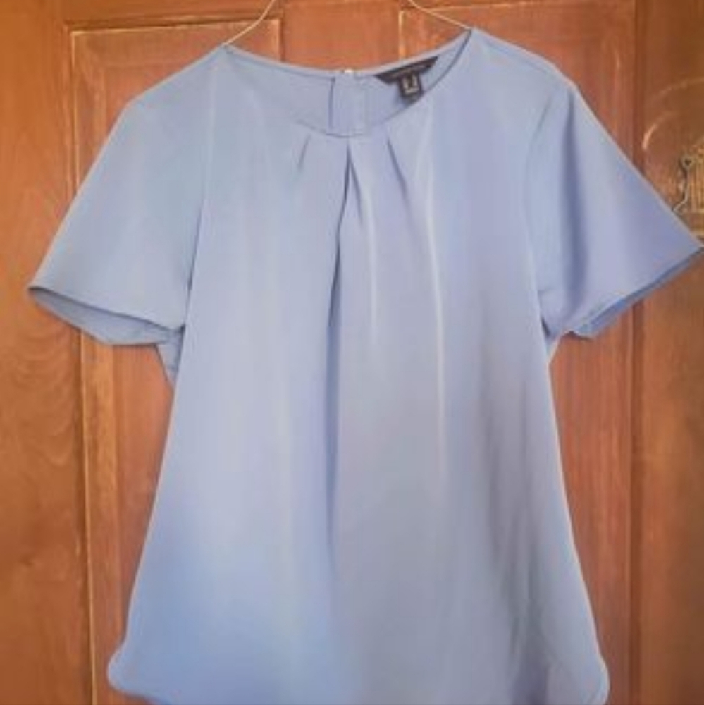 Lands End Cap Sleeve Dress Top